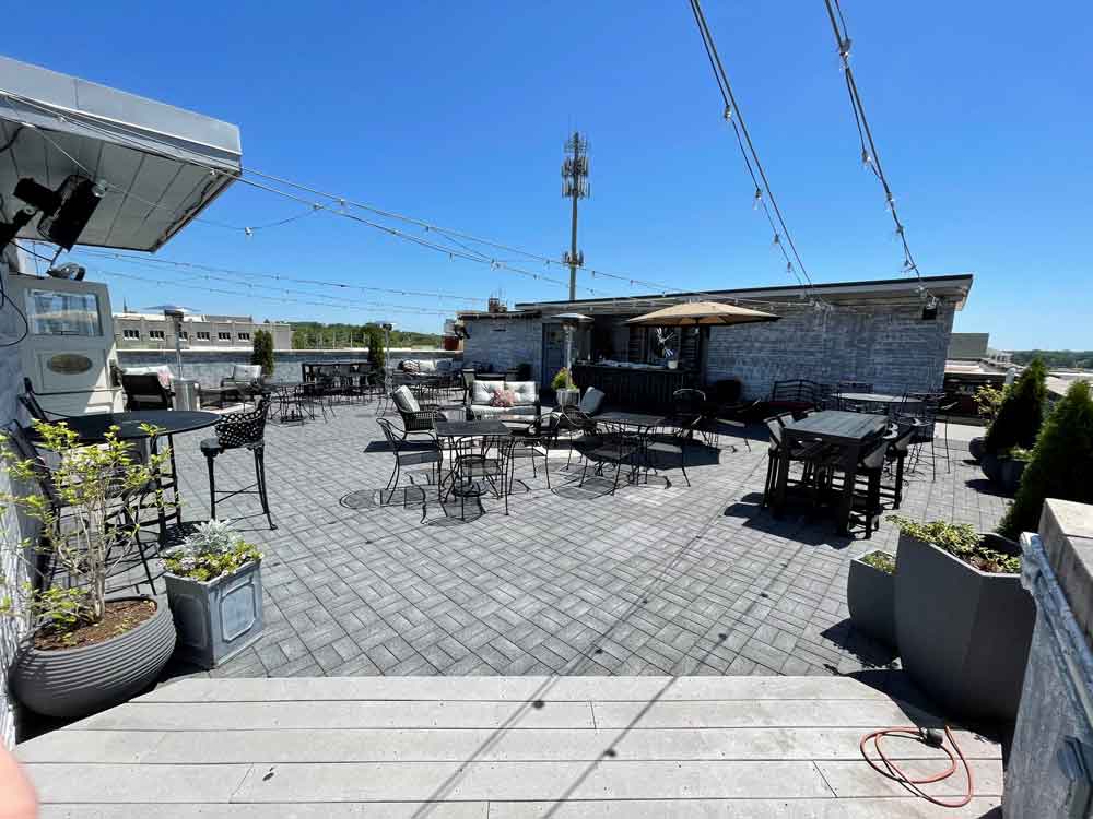 Photo of the Rooftop at Old Capitol Inn with view of downtown Jackson, MS