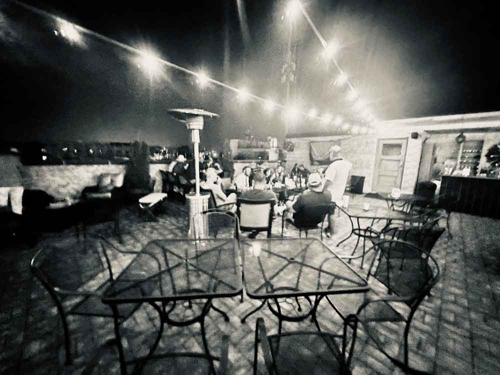 Photo of the Rooftop at Old Capitol Inn with view of downtown Jackson, MS